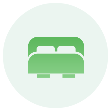 ダブルベッド アイコン